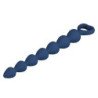 MR PLAY - PERLAS ANALES DE SILICONA AZUL Y TAPÓN ANAL 26,7 CM