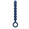 MR PLAY - PERLAS ANALES DE SILICONA AZUL Y TAPÓN ANAL -Ø- 3,4 CM - 28,5 CM