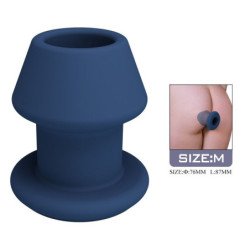 MR PLAY - JACK BLUE TAPÓN ANAL HUECO DE SILICONA TALLA M