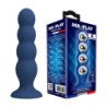 MR PLAY - TAPÓN ANAL CON 4 BOLAS METÁLICAS Y VENTOSA AZUL