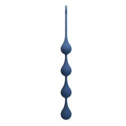 MR PLAY - PERLAS ANALES DE SILICONA AZUL TALLA XL 52,5 CM