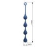 MR PLAY - PERLAS ANALES DE SILICONA AZUL TALLA XL 52,5 CM