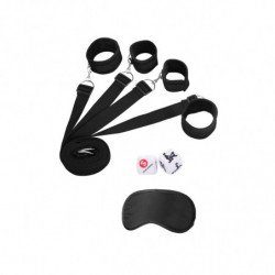 KIT DE RESTRICCIÓN UNDER THE BED BINDING RESTRAINT KIT OUCH! NEGRO
