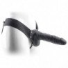 STRAP-ON HUECO CON TESTICULOS REAL RAPTURE AIR FEELING 8' NEGRO