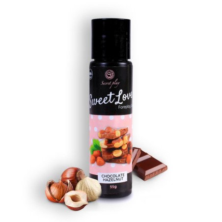 GEL LUBRICANTE CON SABOR A CHOCOLATE Y AVELLANAS BLANCO SWEET LOVE SECRET PLAY 60ML